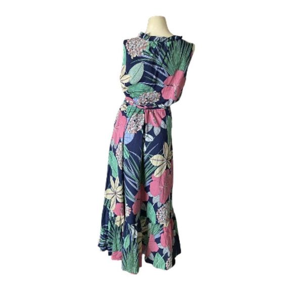 Talbots Voila Hibiscus Floral Maxi Dress NWT - Picture 2 of 7